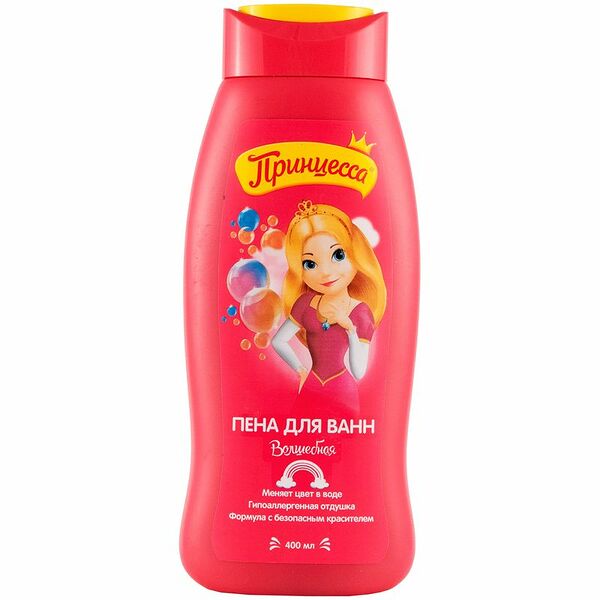 Пена для ванны Принцесса 400 мл детская