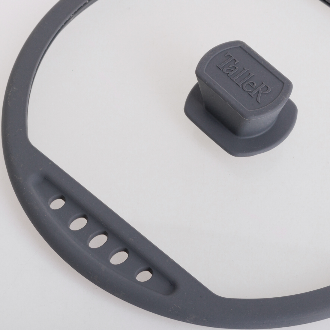 

Крышка TalleR, 24 см, стекло/ силикон