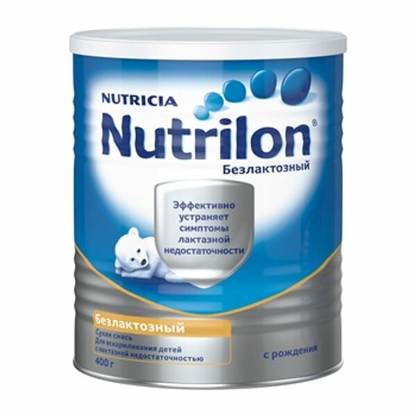 Смесь Nutrilon Безлактозный с рождения, 400г
