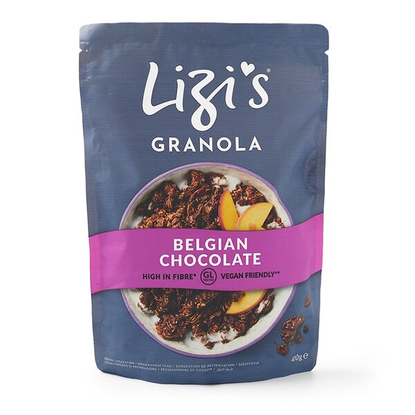 Гранола Lizi`s с бельгийским шоколадом 400 г