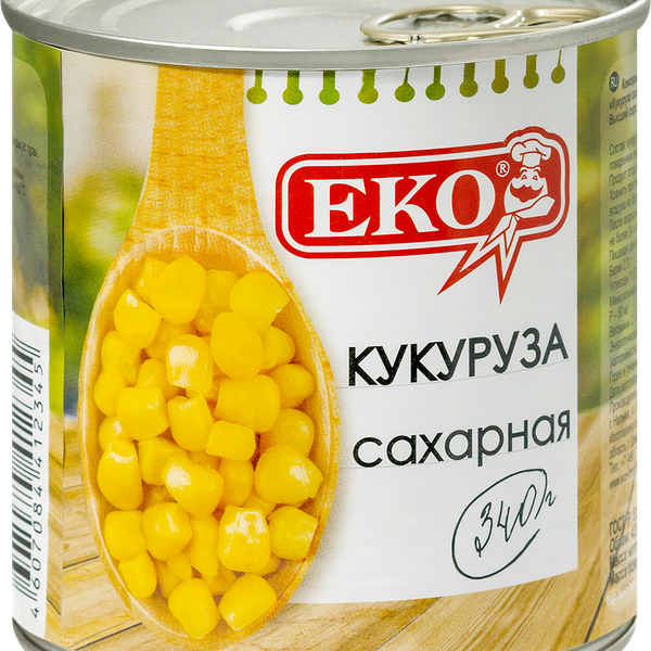 Кукуруза Еко Сладкая 340г