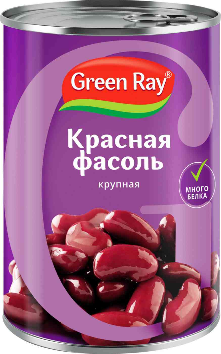 

Фасоль красная Green Ray отборных сортов 425 мл