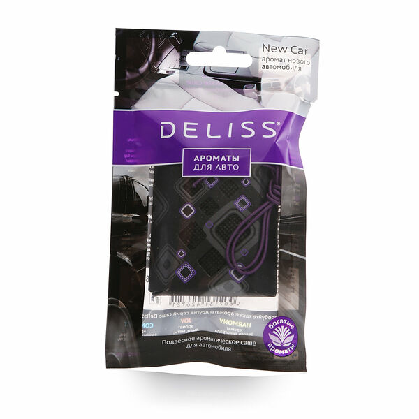 Освежитель воздуха - саше для автомобиля New Car аромат нового автомобиля  ТМ Deliss (Делисс)