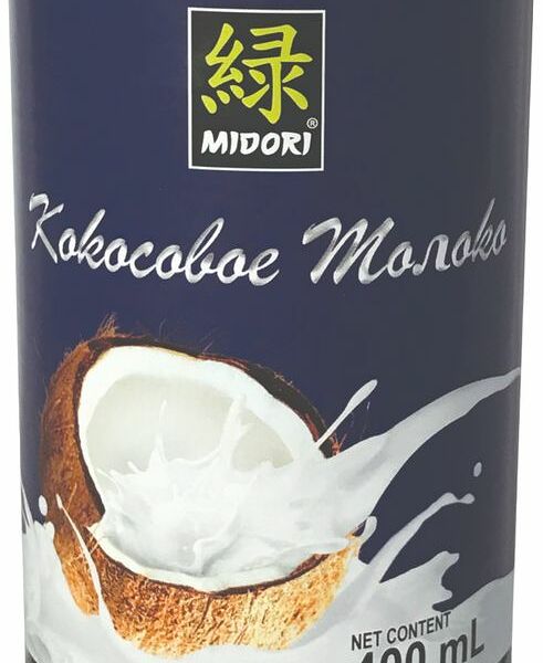 Кокосовое молоко Midori 18% 400мл