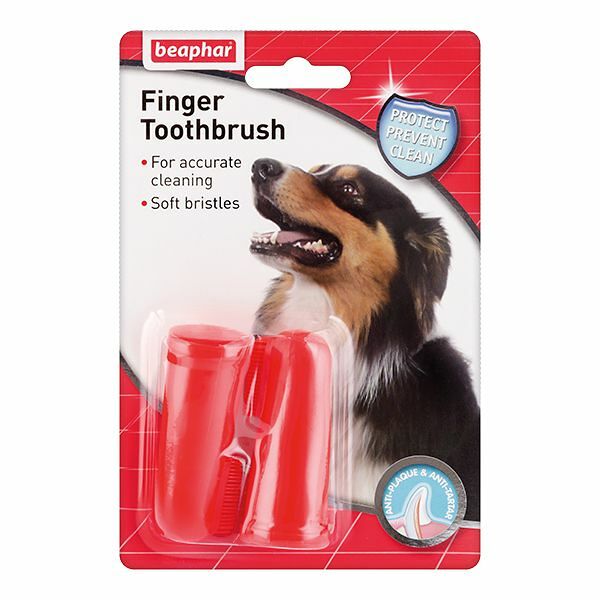 Beaphar Зубная щетка Finger Toothbrush на палец для собак и кошек