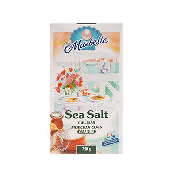 Соль морская С.Пудовъ помол №1 средняя, 750г, Россия