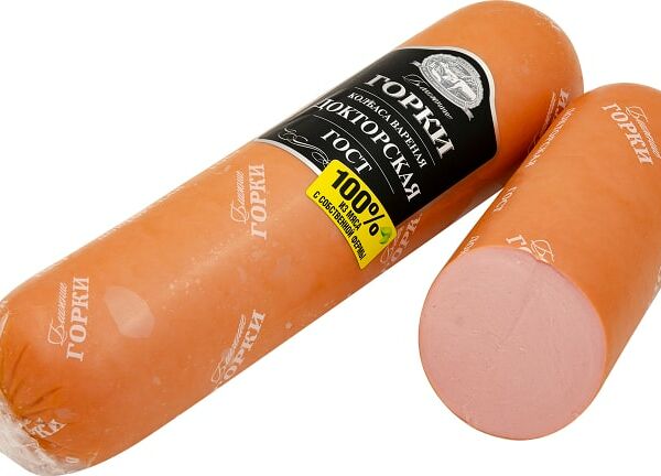 Колбаса Ближние горки Докторская вареная 0.8-1.1кг
