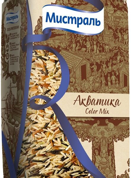 Рис Мистраль Акватика Color Mix 500г