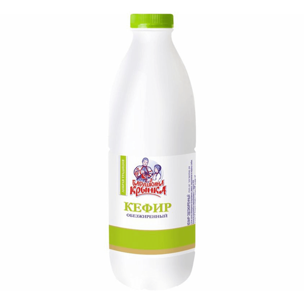 Кефир Бабушкина крынка обезжиренный 0.4%