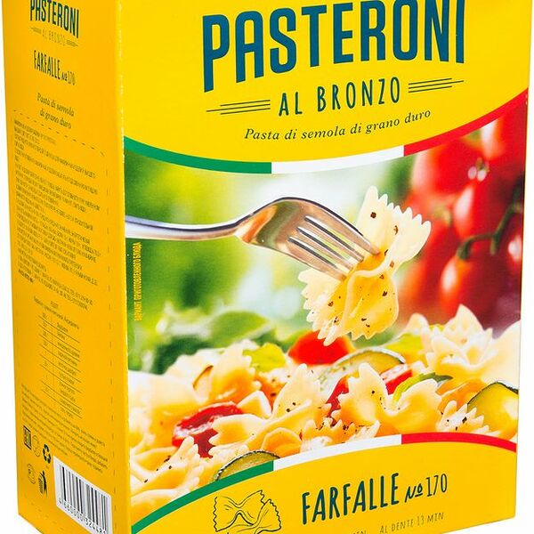 Макаронные изделия Farfalle №170 Pasteroni