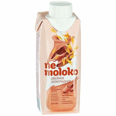 Напиток овсяный Nemoloko шоколадный 3.2% 250 мл