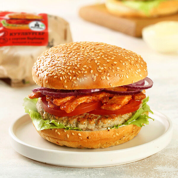 КуулБургер с соусом Барбекю МясновЪ Шеф-повар