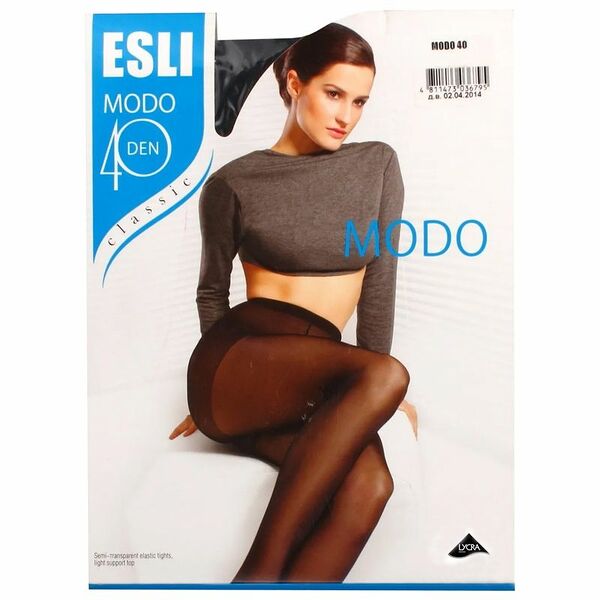 Колготки женские ESLI Modo 40 den, nero 3
