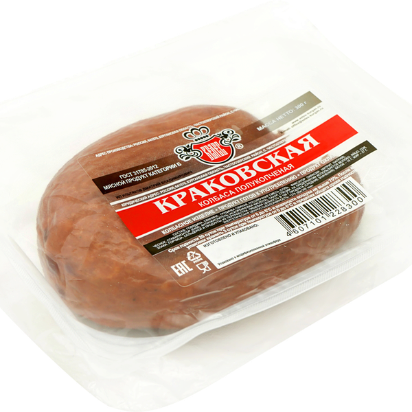 Колбаса Велес краковская полукопченая