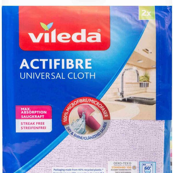 Салфетка Vileda Актифайбер, 2 шт.