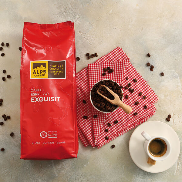Кофе в зернах Alps Coffee Эксквизит Италия