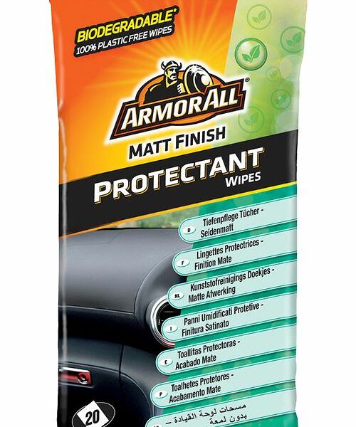 Салфетки для приборной панели Armorall All Protectant Wipes Matt Finish матовый эффект, 20шт
