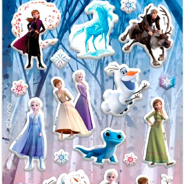 Наклейки Приор Групп Холодн сердце 2 объемные АКС-2193