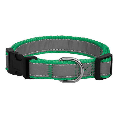 Ошейник для собак Tappi Панакс светоотражающий зеленый 63 см