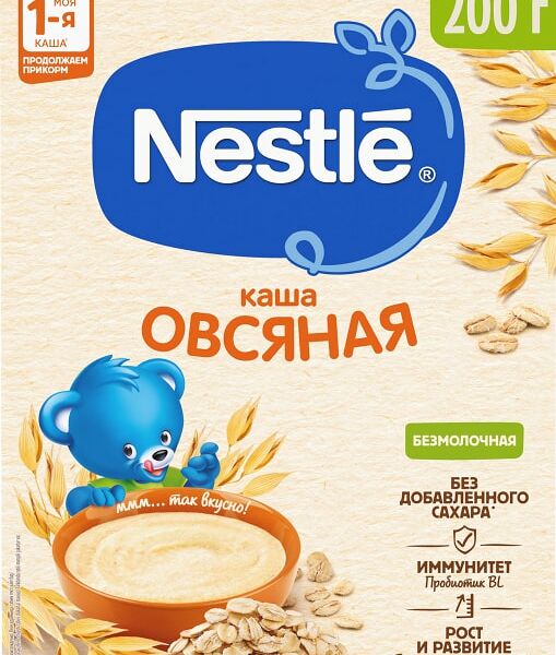 Каша Nestle безмолочная Овсяная 200г