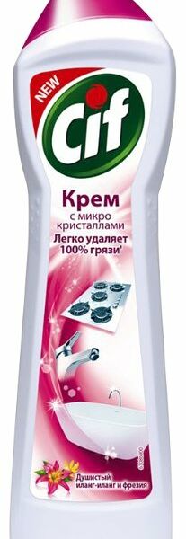 Чистящий крем Cif Aroma Розовая свежесть душистый иланг-иланг и фрезия