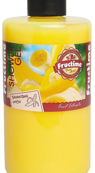 Гель для душа Fructime Банановый смузи 460мл