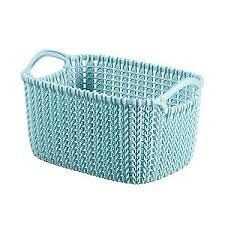 Корзинка KNIT XS прямоугольная цвет синий