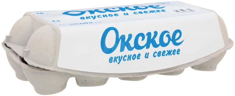 

Яйцо Окское С1 белые 10шт