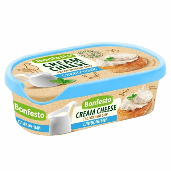 Сыр Bonfesto кремчиз творожный сливочный 65%