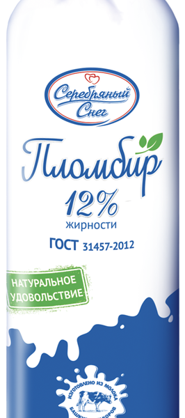 Мороженое БАШКИРСКОЕ МОРОЖЕНОЕ Серебряный снег пломбир, без змж