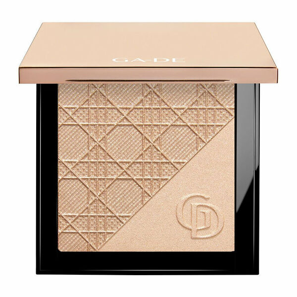 GA-DE Пудра-хайлайтер Glow FX, 12 г, 134 Forever Gold