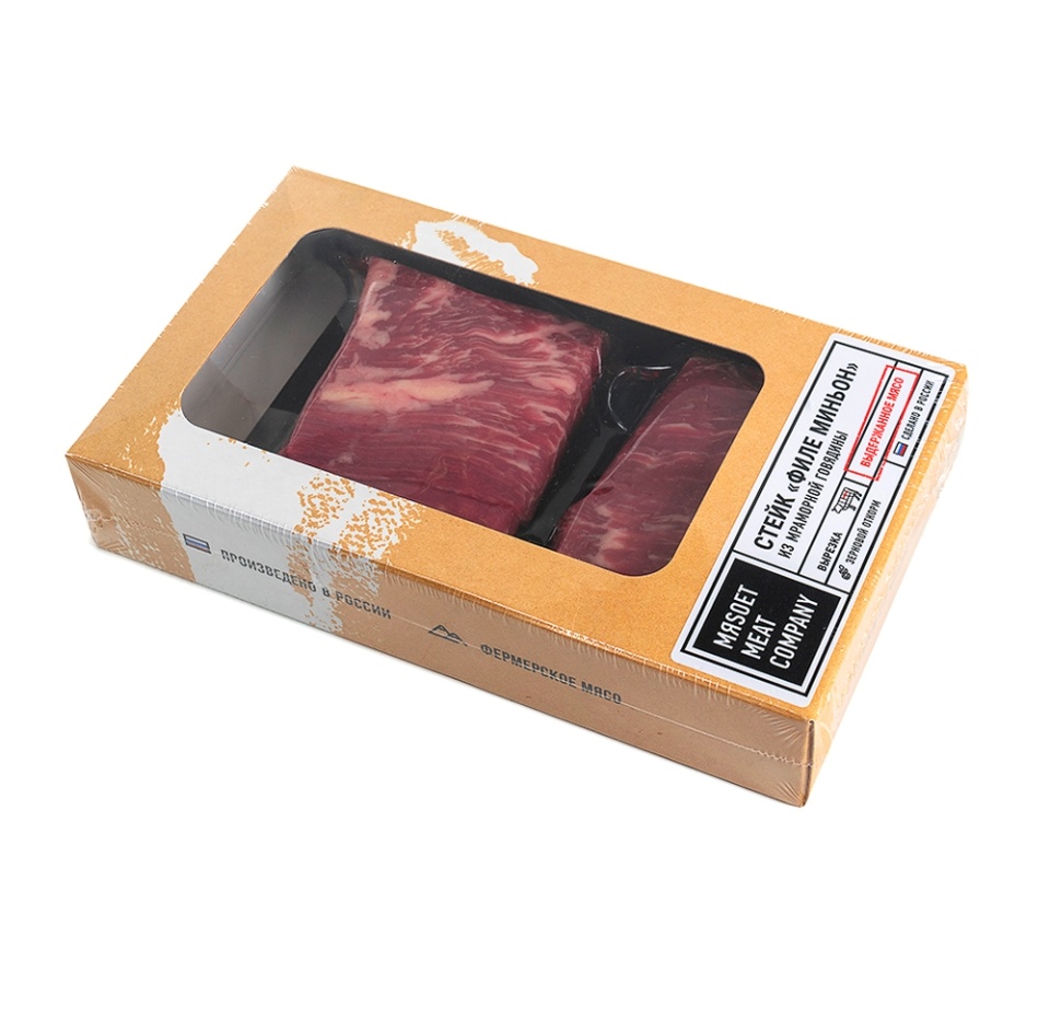 

Стейк Филе-миньон Top choice Mяsoet meat company 400 г, Россия