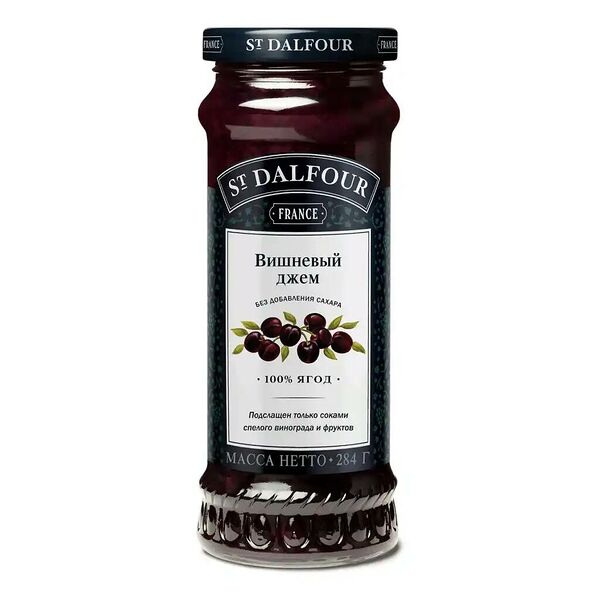 Джем St. Dalfour вишня, 284г
