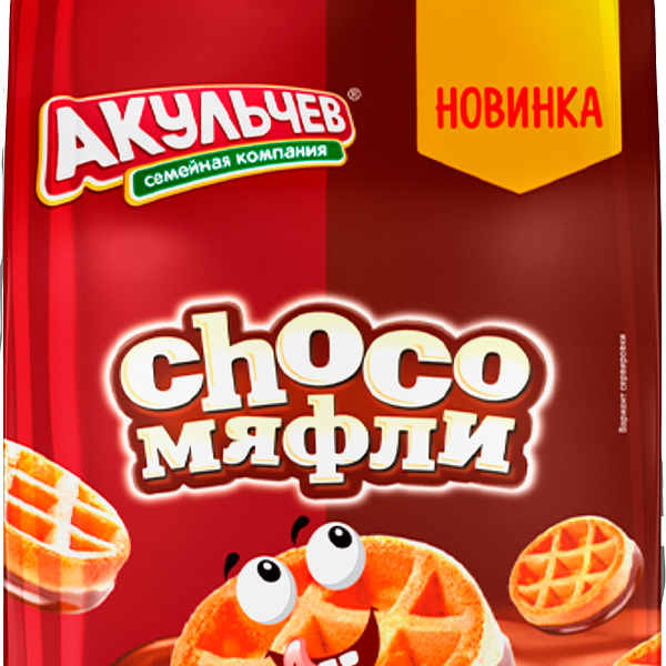Вафли Акульчев  Choco-мяфли в глазури