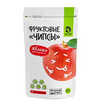 

Чипсы фруктовые "Яблоко сублимированное" (без сахара) Вкусно из Крыма