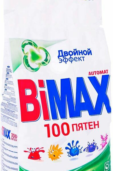 Порошок стиральный BiMax 100 пятен автомат, 3кг