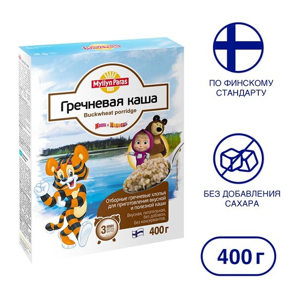 Каша Myllyn Paras Гречневая 400г