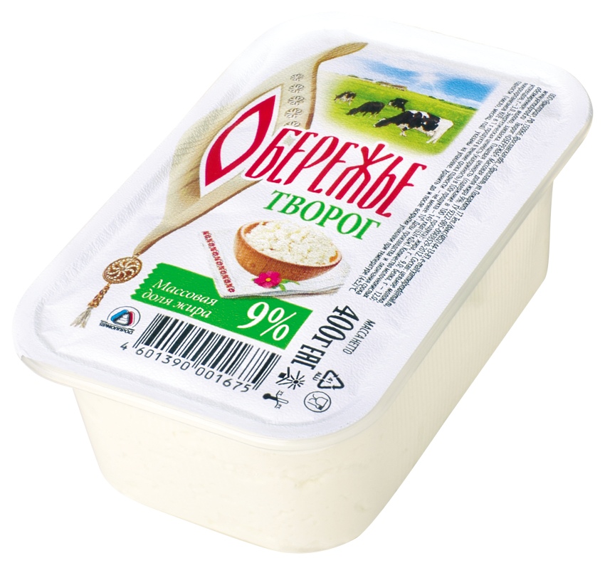 

Творог Обережье 9% 400 г