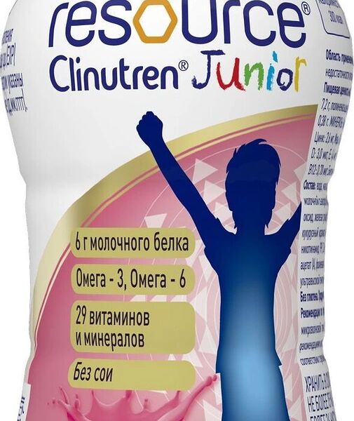Питание для детей Resource Clinutren Junior 1-11 лет со вкусом клубники