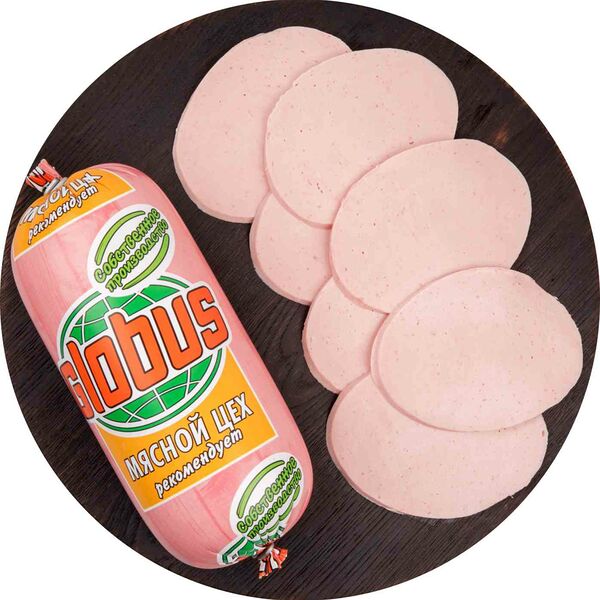 Колбаса вареная Глобус, батон