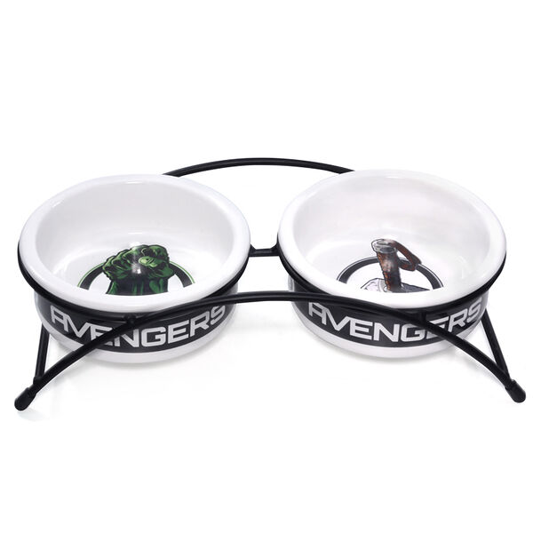 TRIOL Миска двойная керамическая на подставке Marvel Мстители 2*0,25л