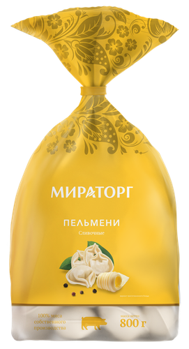 

Пельмени Мираторг Сливочные свино-говяжьи 800 г