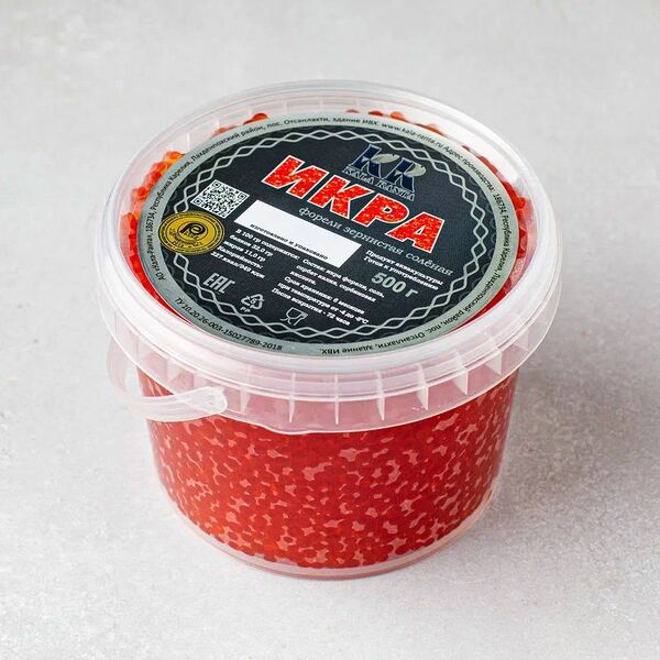 Икра форелевая, Кала ранта в банке, 500 гр