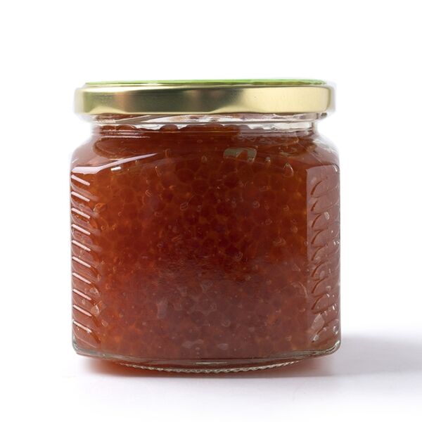 Икра лососевая горбуши Азбука вкуса зернистая Авистрон 400г стекло Россия