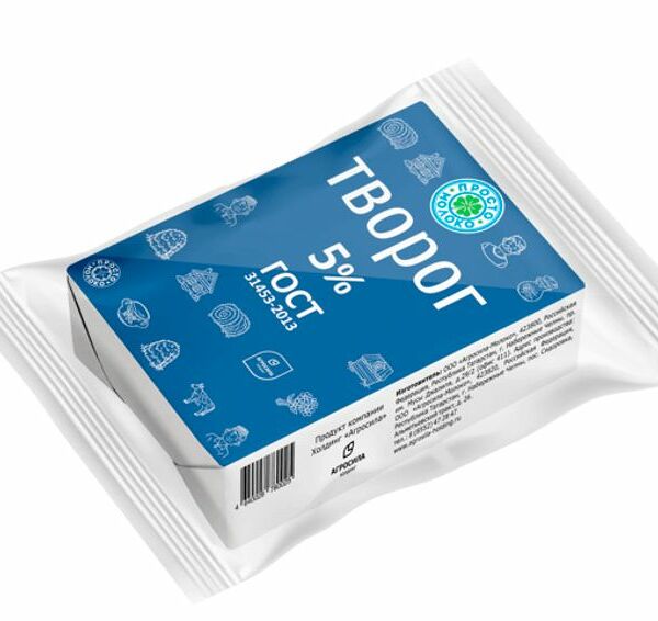 Творог Просто Молоко 5%, 180г