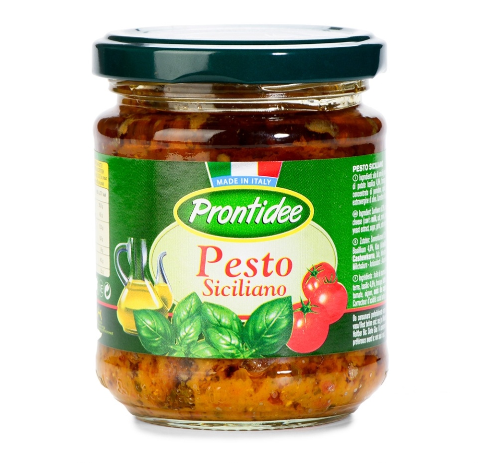 

Соус "Prontidee" Песто по-сицилийски с сушеными томатами,180 г