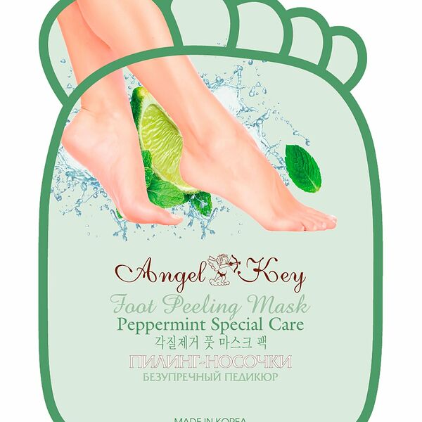 ANGEL KEY Пилинг- носочки с экстрактом мяты, 30 г