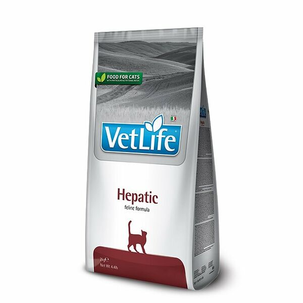 Vet Life Cat Hepatic корм для кошек при хронической печеночной недостаточности Диетический
