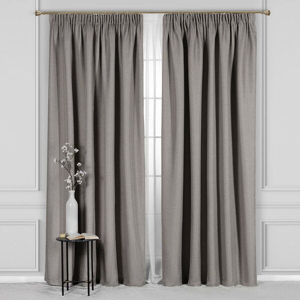 Портьера НОКС, размер: 220х270см, цвет: корич, состав: 100% полиэстер, на шторной ленте