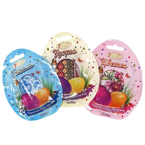 Пасхальные термоэтикетки ЦФО в ассортименте